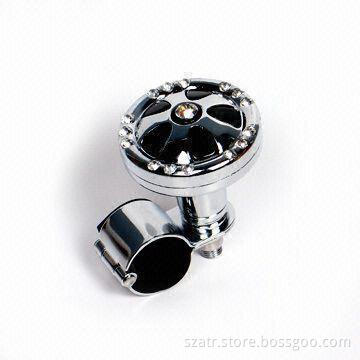 47255 steering Wheel Spinner Knob with Diamond-inlay